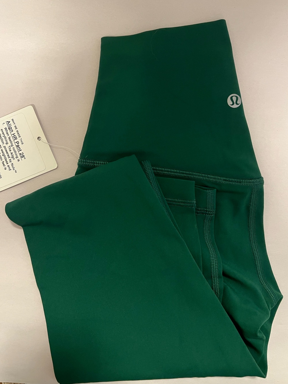 NWT Lululemon Align Pant High Rise - Size 2 - Evergreen - 28”